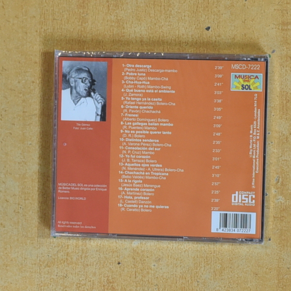 RIVERSIDE JAZZ BAND WITH TITO GOMEZ - CHA HUA HUA - CD
