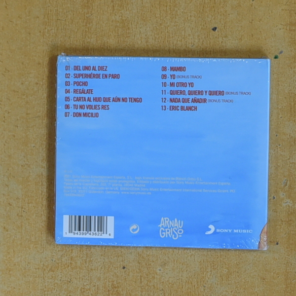 ARNAU GRISO - ERIC BLANCH - CD