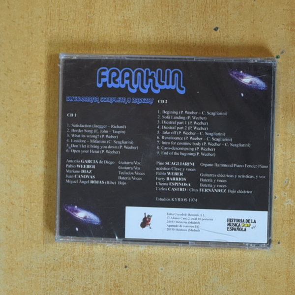 FRANKLIN - LIFE CIRCLE - CD