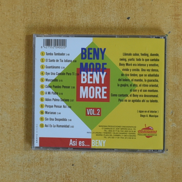 BENY MORE - ASI ES BENY - CD