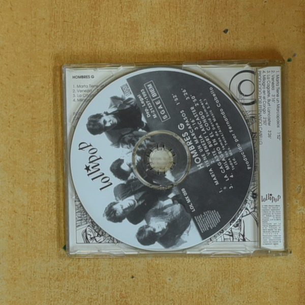 HOMBRES G - MARTA TIENE UN MARCAPASOS / VENEZIA / LA CAGASTE BURT LANCASTER / MILAGRO EN EL CONGO - CD SINGLE