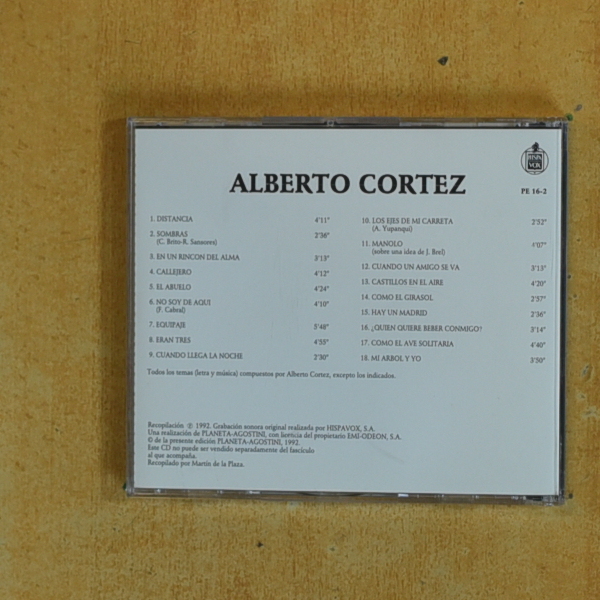ALBERTO CORTEZ - ALBERRTO CORTEZ - CD