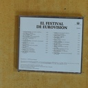 VARIOS - EL FESTIVAL DE EUROVISION - CD