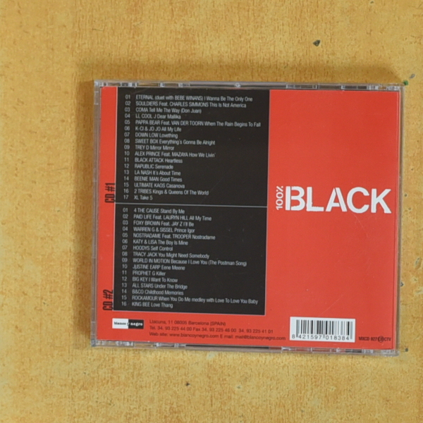 VARIOS - 100 BLACK - CD