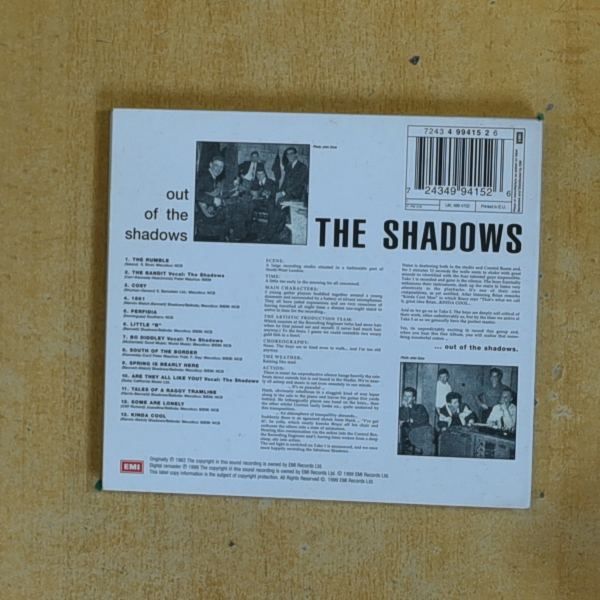THE SHADOWS - OUT OF THE SHADOWS - CD