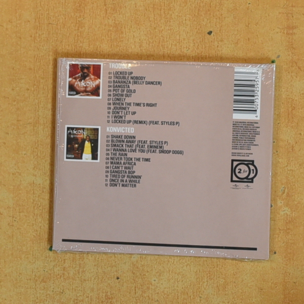 AKON - TROUBLE / KONVICTED - CD