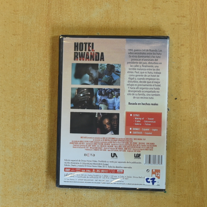 HOTEL RWANDA - DVD