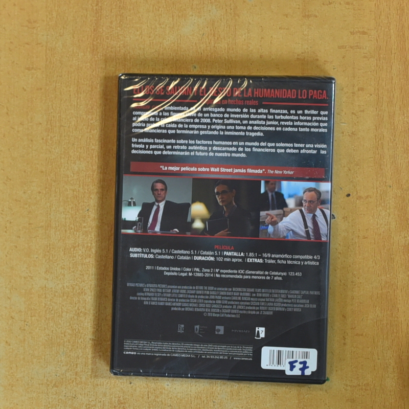 MARGIN CALL - DVD