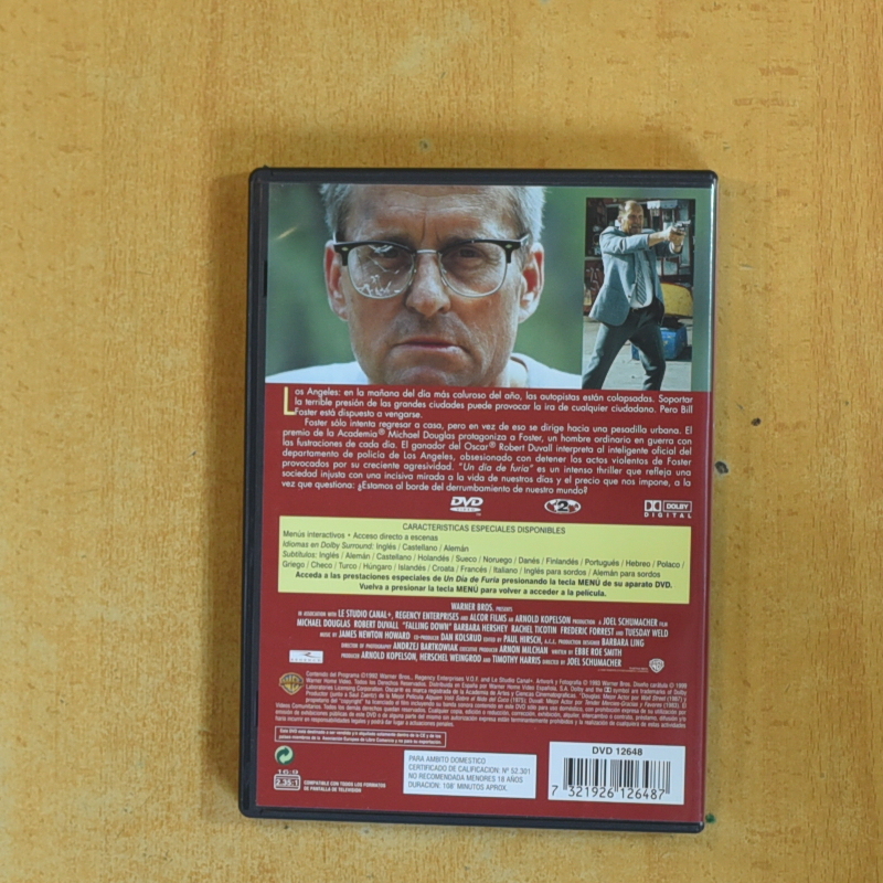 UN DIA DE FURIA - DVD