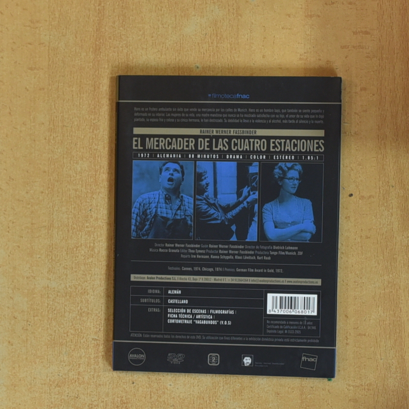 EL MERCADER DE LAS CUATRO ESTACIONES - DVD
