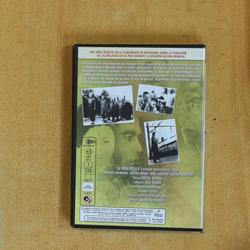 LA MAS BELLA - DVD