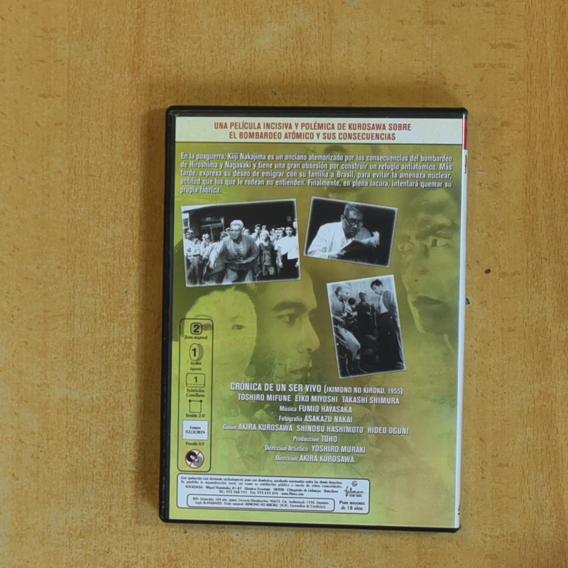 CRONICA DE UN SER VIVO - DVD