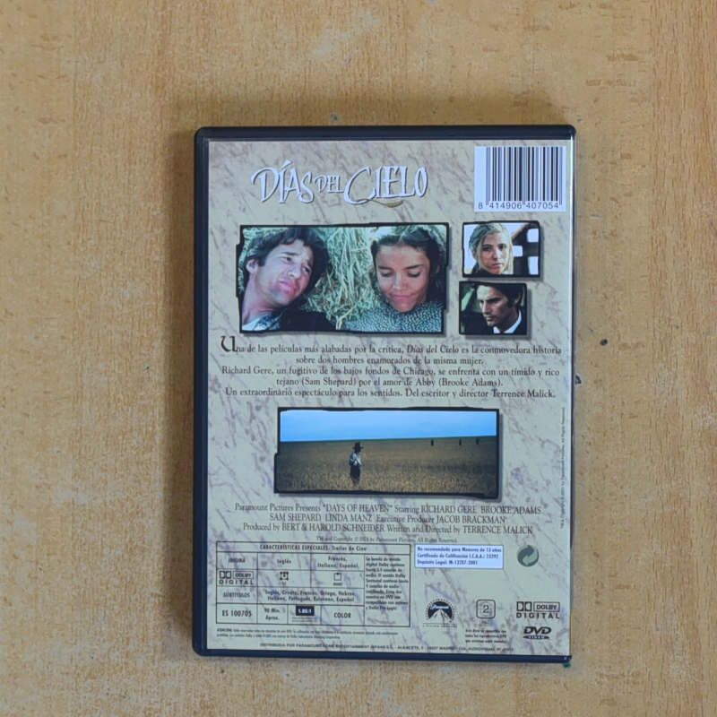 DIAS DEL CIELO - DVD