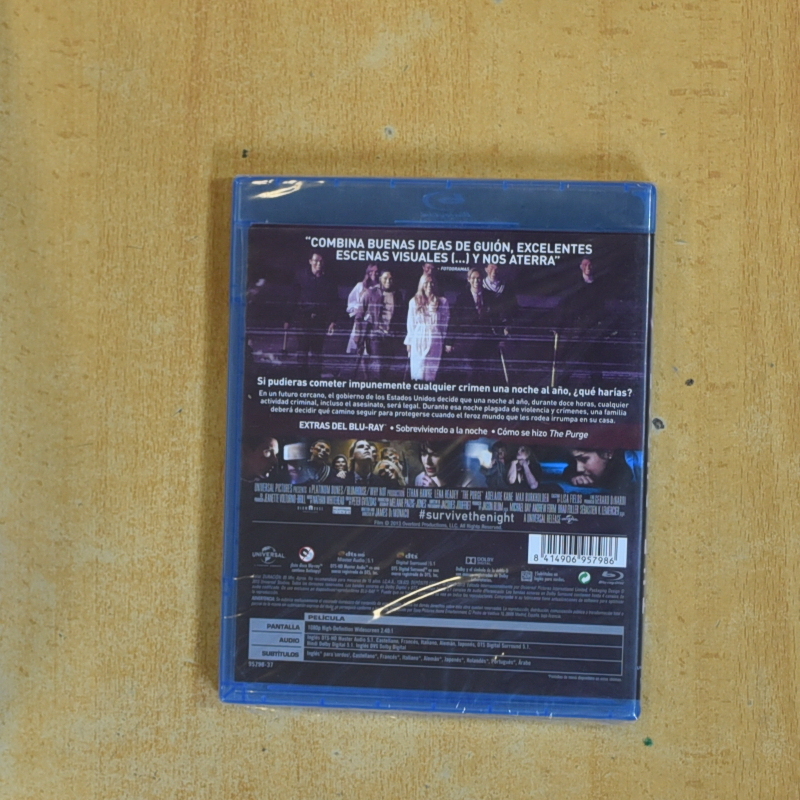THE PURGE LA NOCHE DE LAS BESTIAS - BLURAY