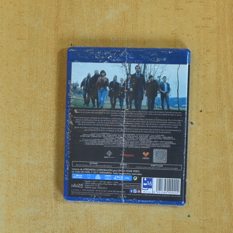 LA CASA DE PAPEL - SERIE COMPLETA - BLURAY