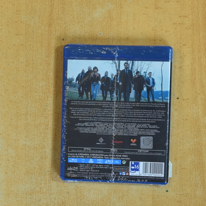 LA CASA DE PAPEL - SERIE COMPLETA - BLURAY