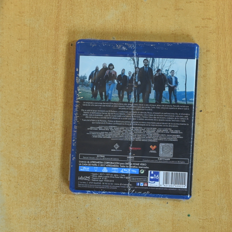 LA CASA DE PAPEL - SERIE COMPLETA - BLURAY