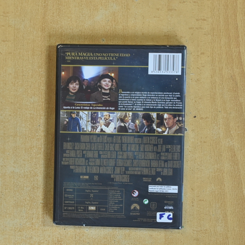 LA INVENCION DE HUGO - DVD