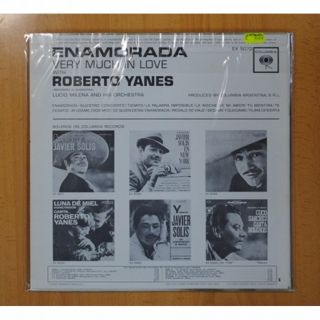 ROBERTO YANES - ENAMORADA - LP