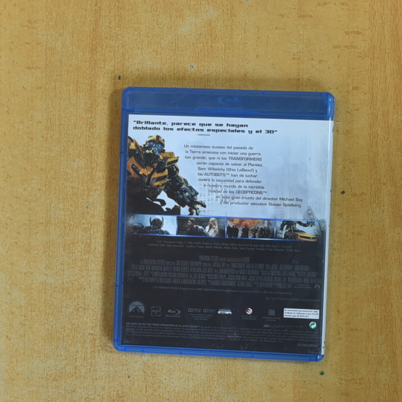 TRANSFORMERS EL LADO OSCURO DE LA LUNA - BLURAY