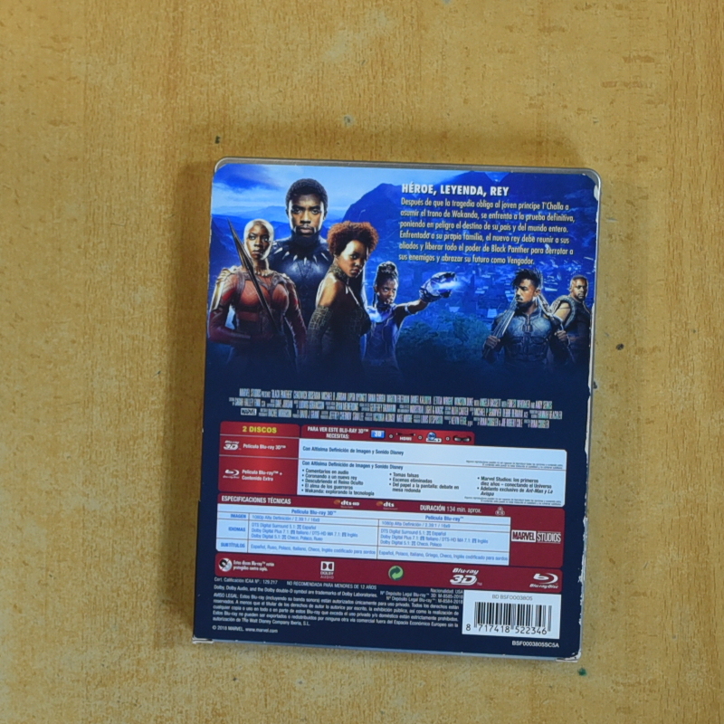 BLACK PANTHER - BLURAY