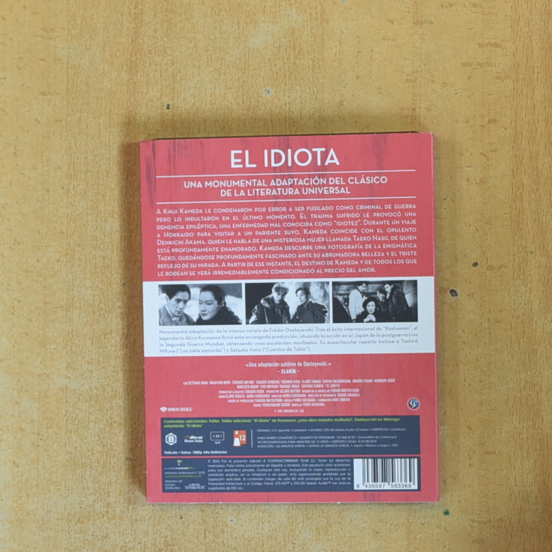 EL IDIOTA - BLURAY