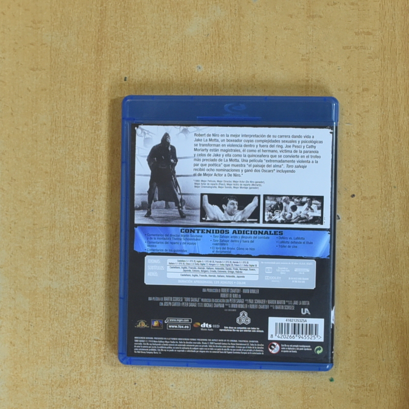 TORO SALVAJE - BLURAY