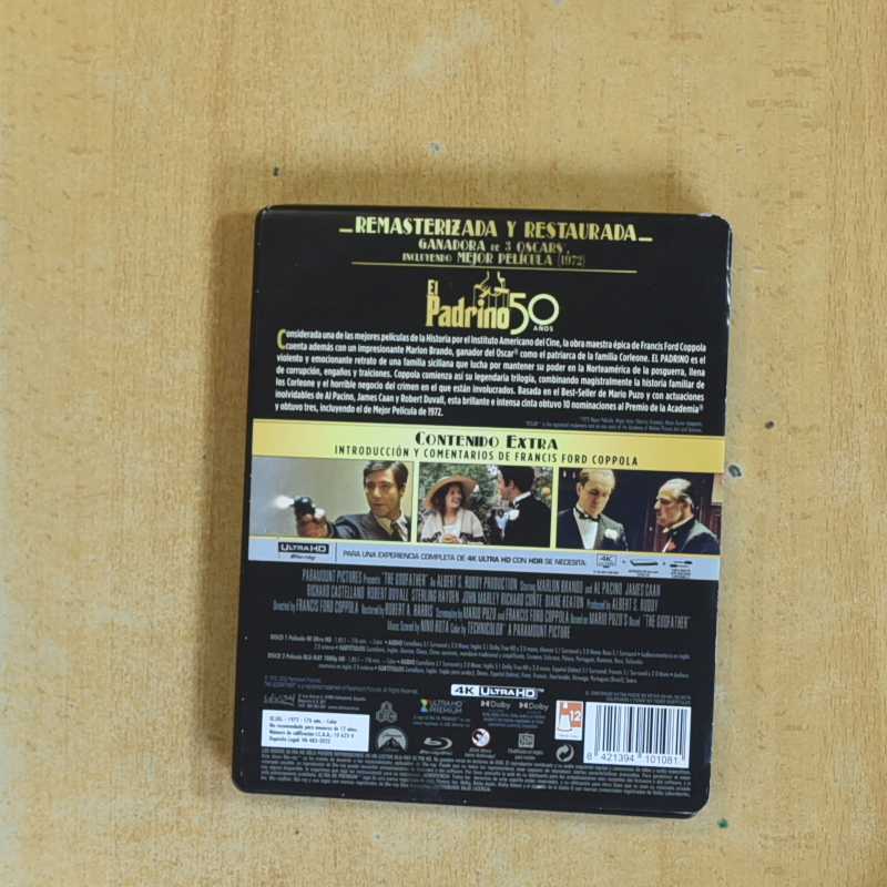 EL PADRINO 4K - BLURAY