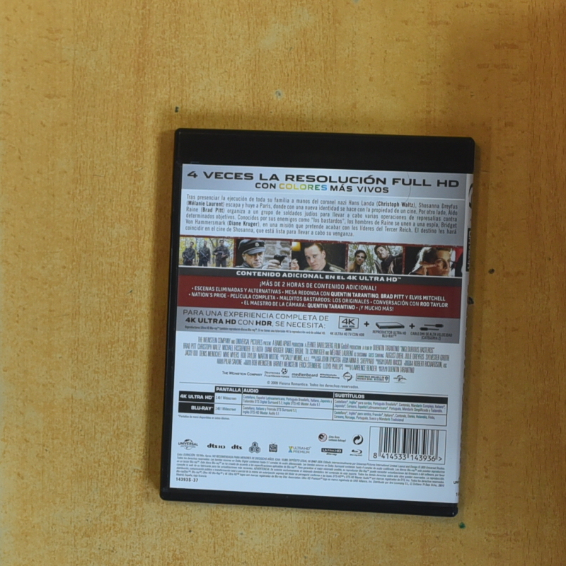 MALDITOS BASTARDOS 4K - BLURAY