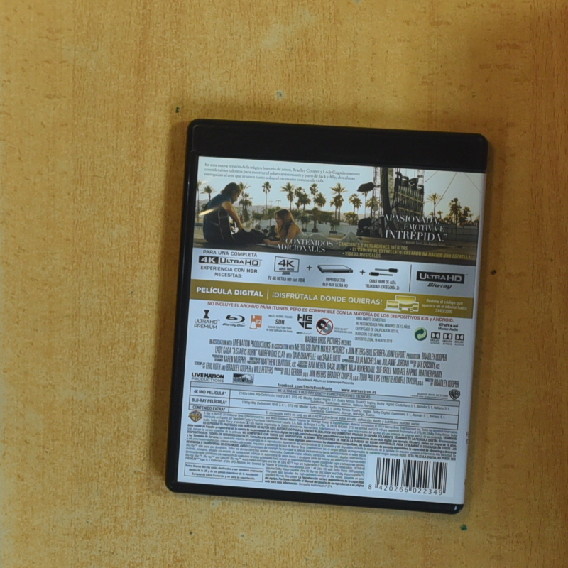HA NACIDO UNA ESTRELLA 4K - BLURAY