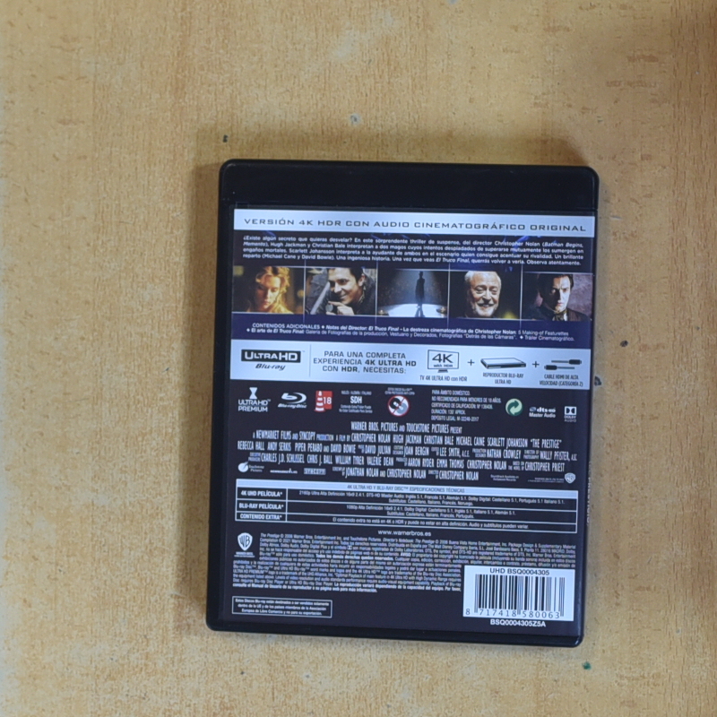 EL TRUCO FINAL 4K - BLURAY
