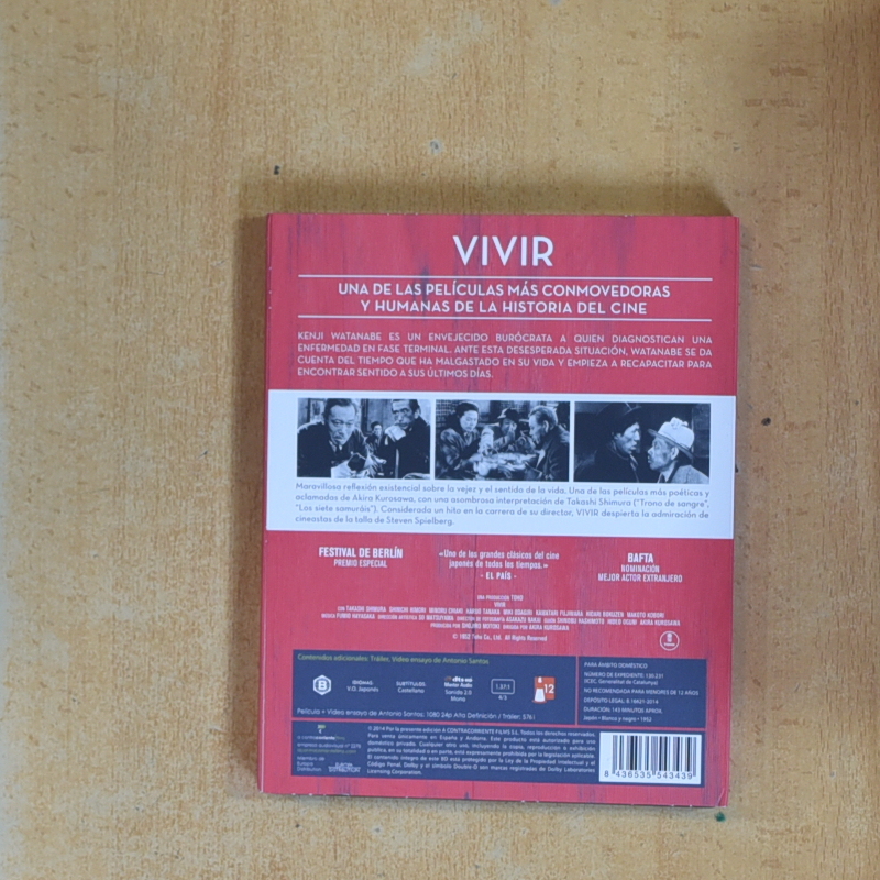 VIVIR - BLURAY