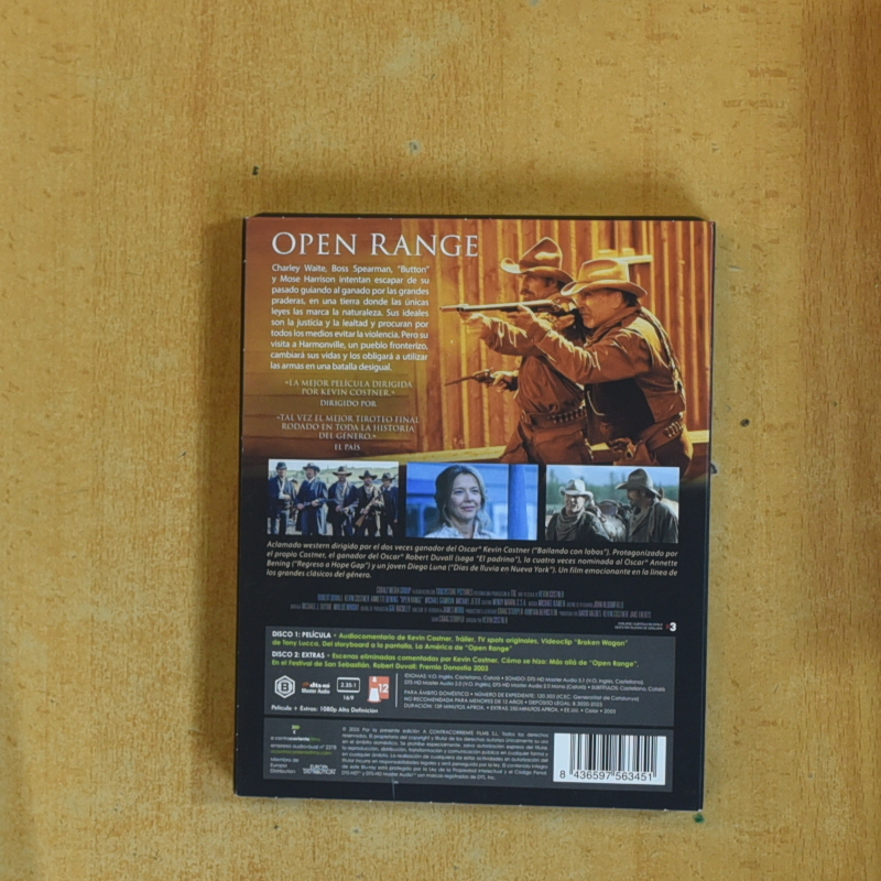 OPEN RANGE - BLURAY