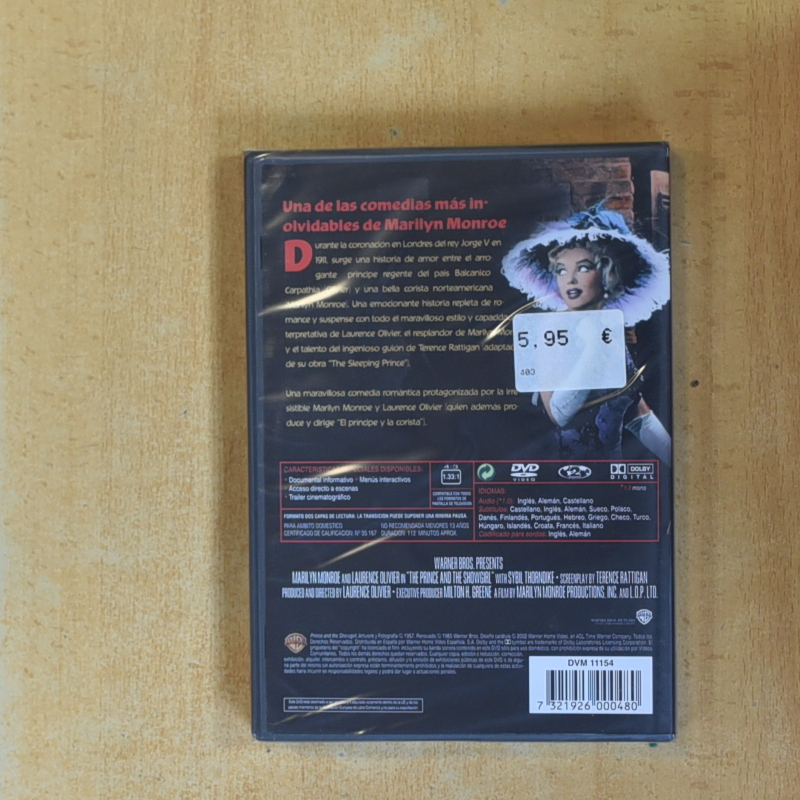 EL PRINCIPE Y LA CORISTA - DVD