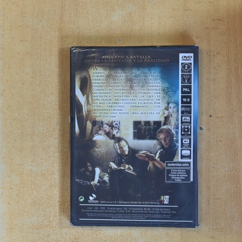 EL SECRETO DE LOS HERMANOS GRIMM - DVD