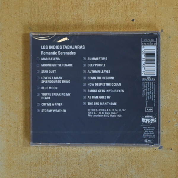 LOS INDIOS TABAJARAS - ROMANTIC SERENADES - CD