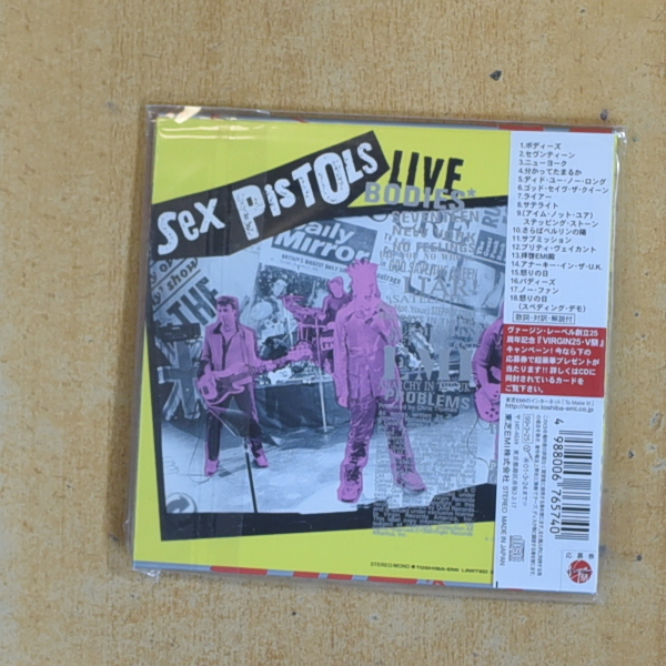 SEX PISTOLS - FILTHY LUCRE LIVE - ED JAPONESA CD