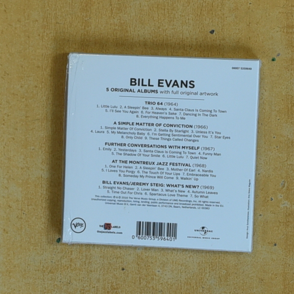 BILL EVANS - 5 ORIGINAL ALBUMS - CD