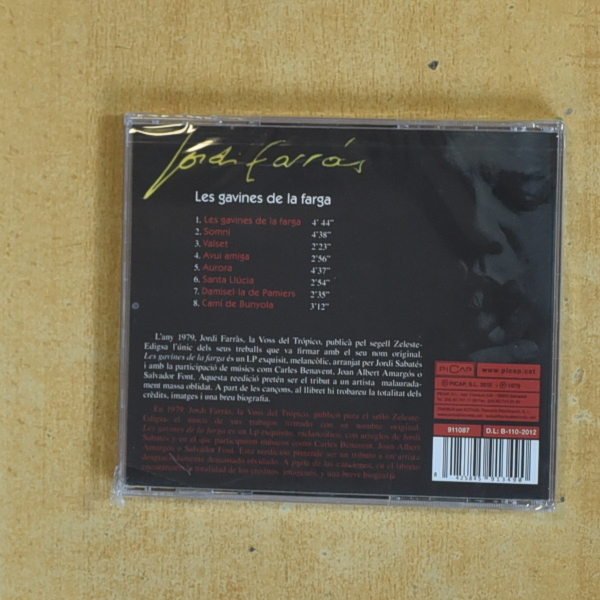 JORDI FARRAS - LES GAVINES DE LA FARGA - CD