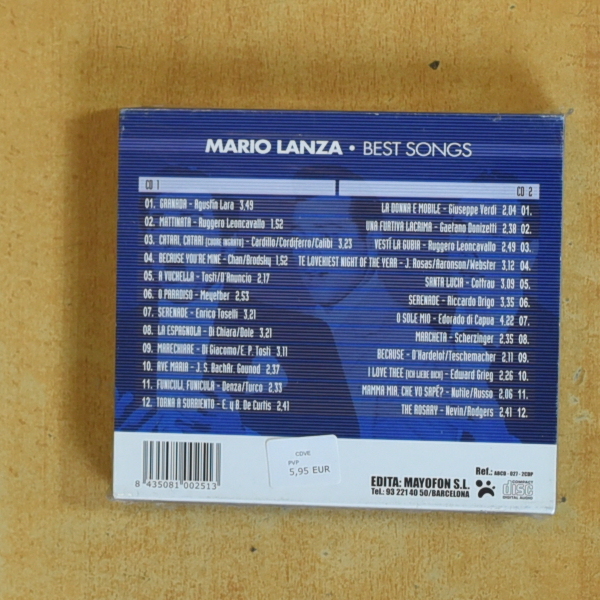 MARIO LANZA - MARIO LANZA - CD