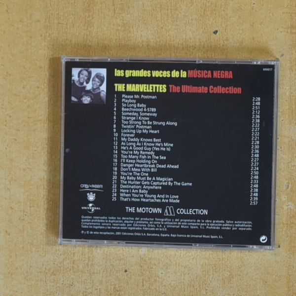 MARVELETTES - THE UTLIMATE COLLECTION - CD