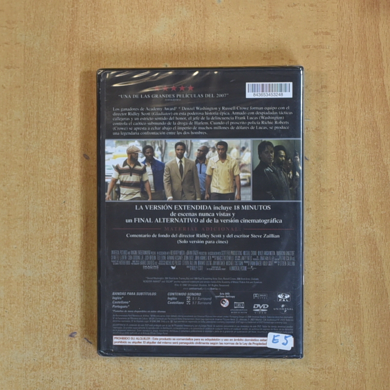 AMERICAN GANGSTER - DVD