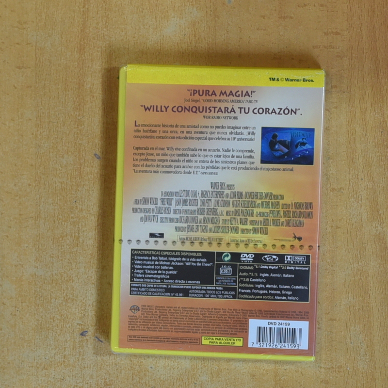 LIBERAD A WILLY - DVD