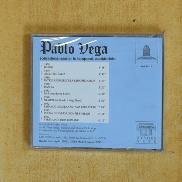 PABLO VEGA - SOBREDIMENSIONAR LO TEMPORAL ACOTANDOLO - CD