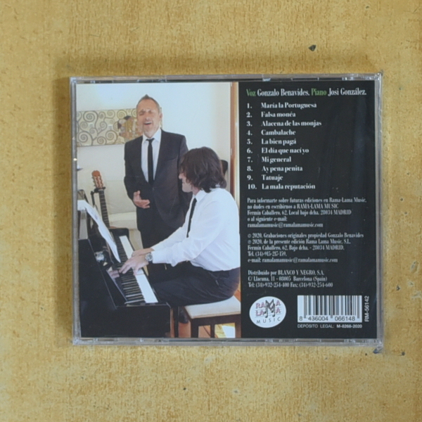 GONZALO - LA COPLA ROTA A CARLOS CANO - CD