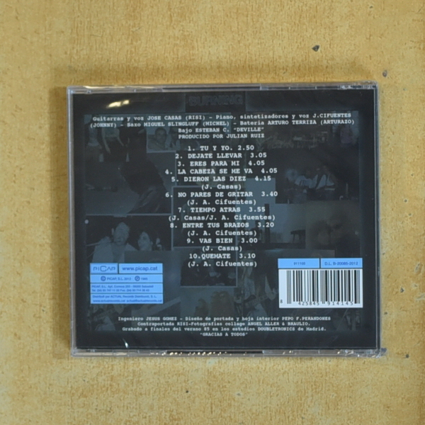 BURNING - HAZME GRITAR - CD