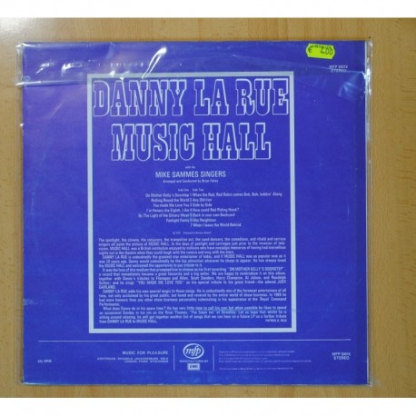 DANNY LA RUE - MUSIC HALL - LP