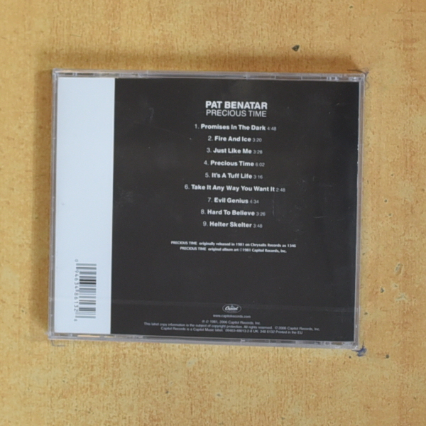 PAT BENATAR - PRECIOUS TIME - CD