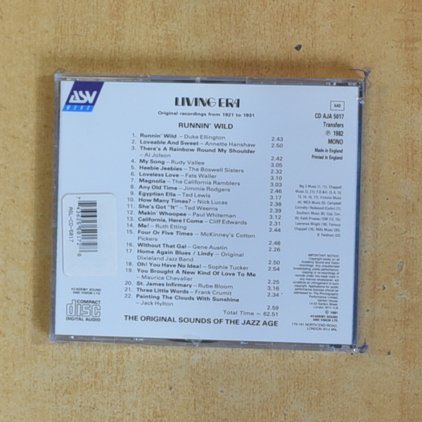 VARIOS - RUNNIN WILD - CD
