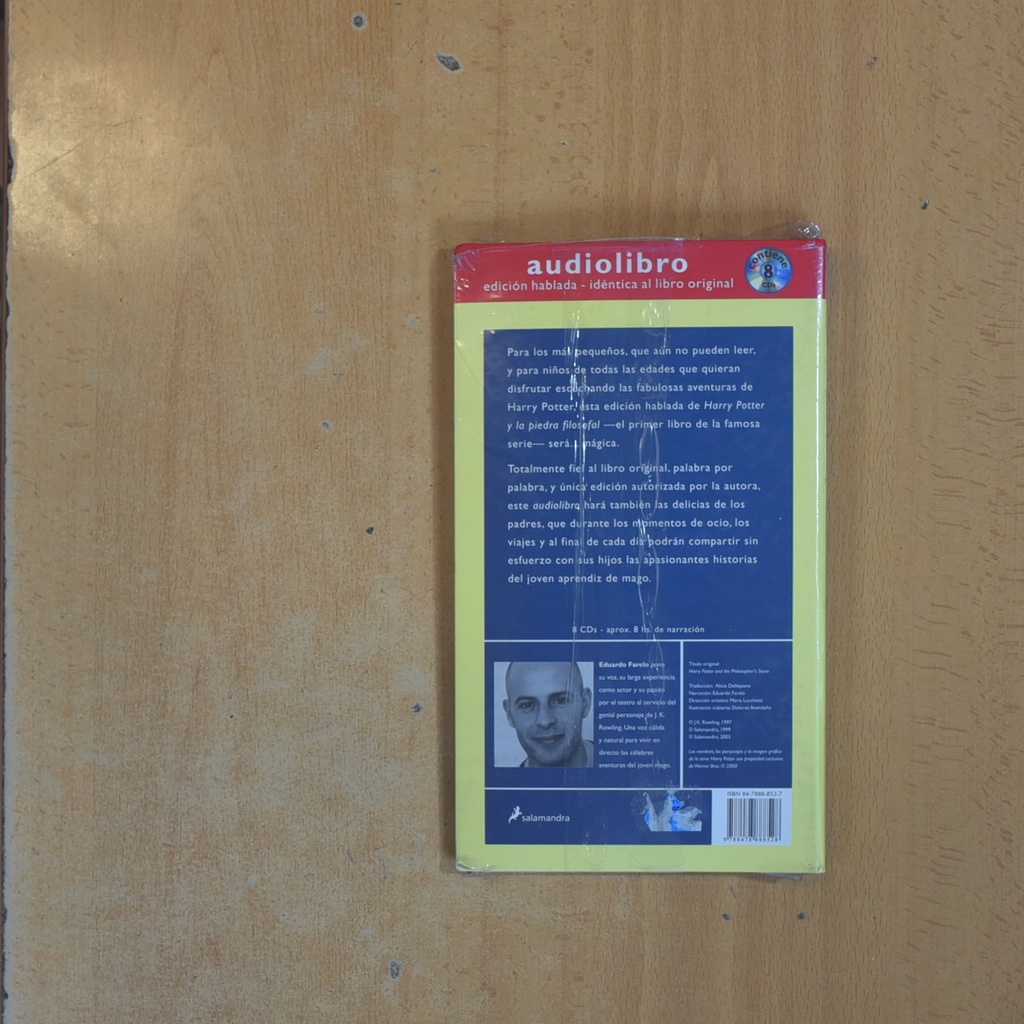 HARRY POTTER Y LA PIEDRA FILOSOFAL - CD AUDIOLIBRO